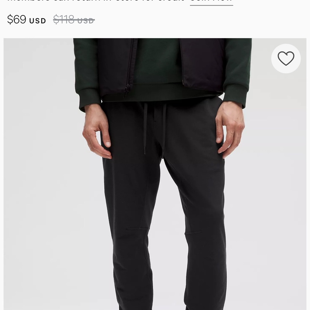 Men's Black Jogger Pants